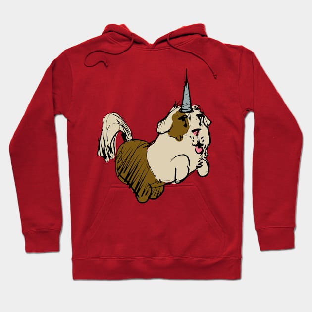 Guinea Pig Unicorn Hoodie by GuineaPigArt